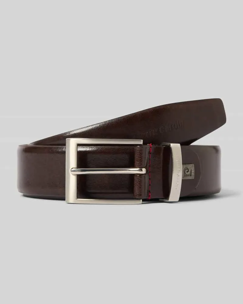 Pierre Cardin Ledergürtel mit Dornschließe 