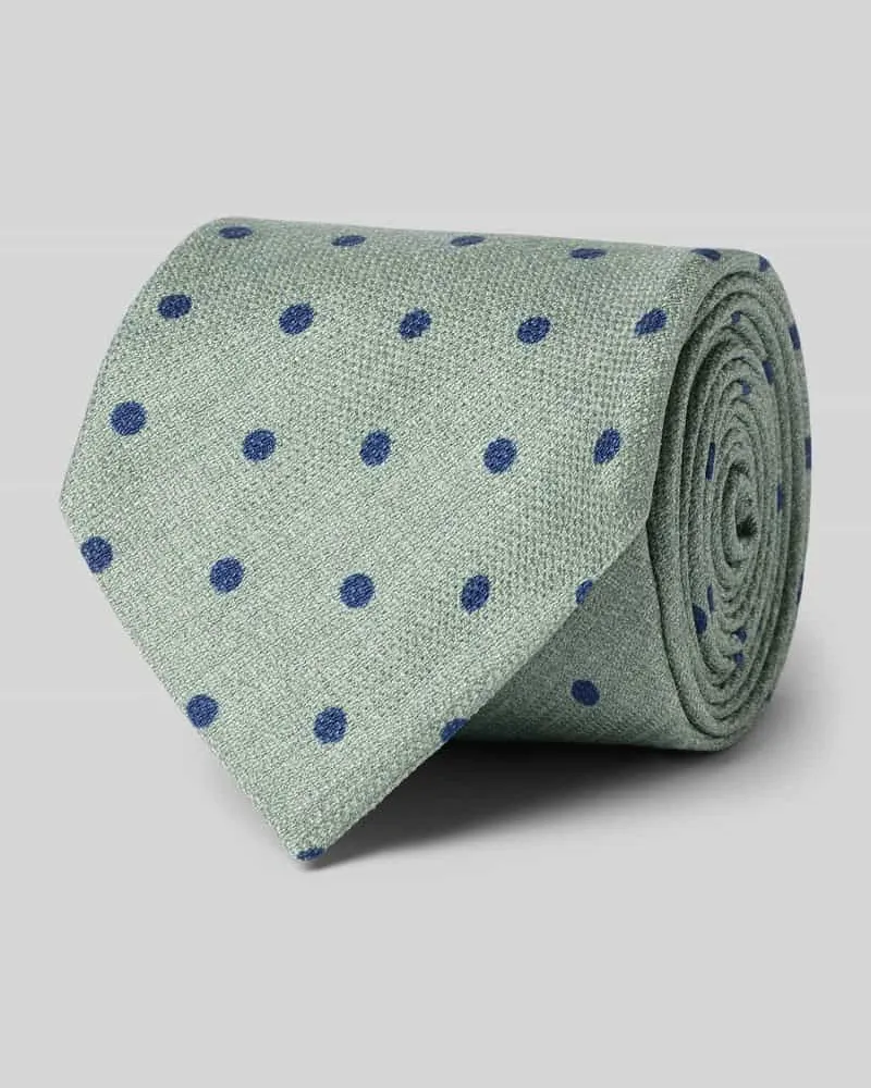 Altea Krawatte mit Label-Detail Gruen