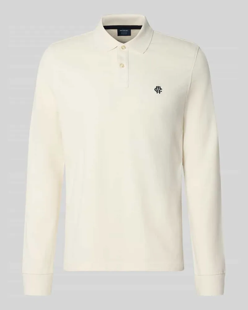 McNeal Regular Fit Poloshirt aus reiner Baumwolle Sand