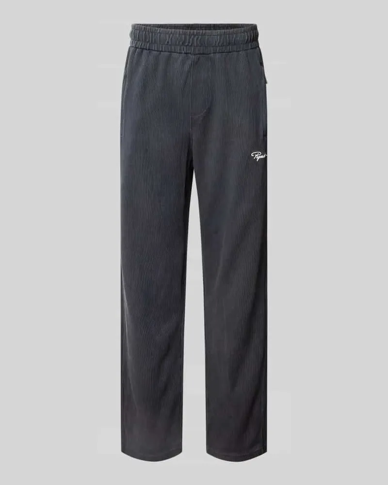 PEGADOR Wide Fit Sweatpants mit Logo-Stitching Modell 'Rib 