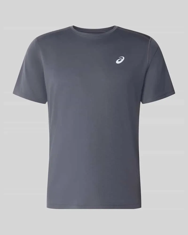 Asics T-Shirt mit Logo-Print Modell 'CORE Anthrazit