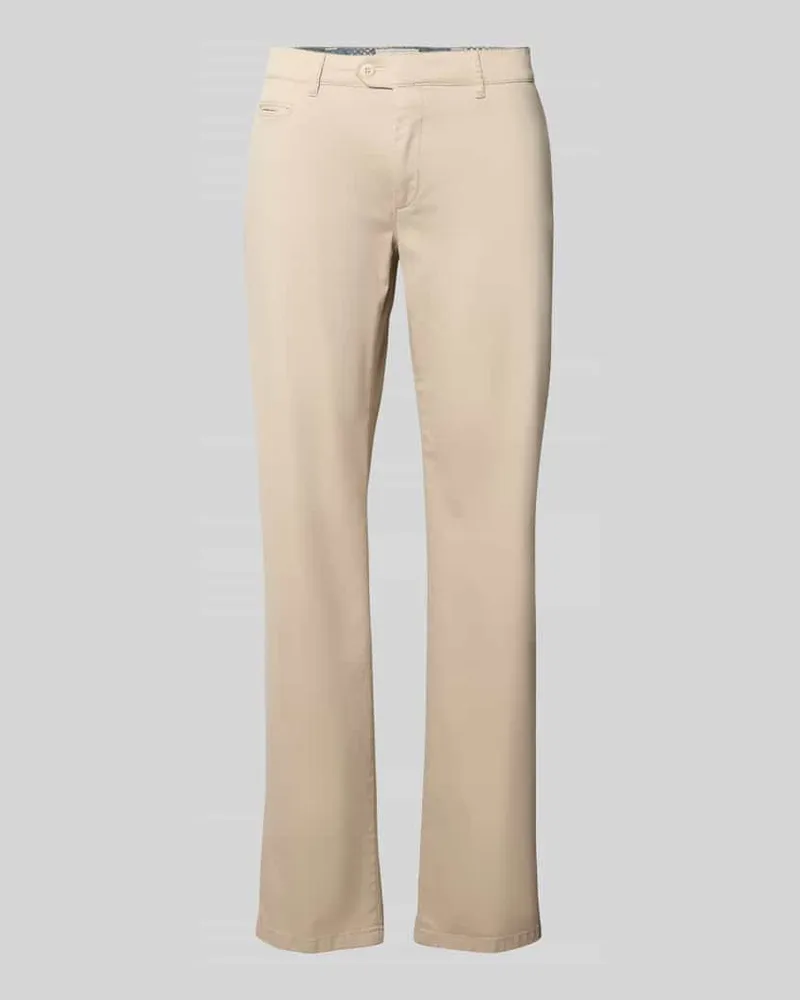 Brax Gerade Hose aus Viskose-Mix Modell 'Everest Beige