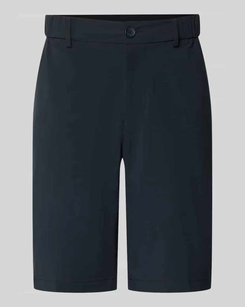 HUGO BOSS Regular Fit Shorts mit elastischem Bund Modell 'S_SPEEDFLEX Dunkelblau