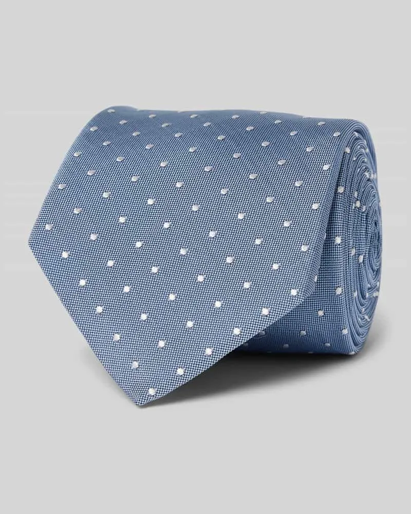 HUGO BOSS Seidenkrawatte mit Label-Detail 