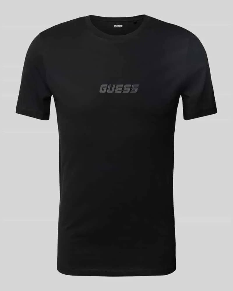 Guess T-Shirt mit Label-Print 