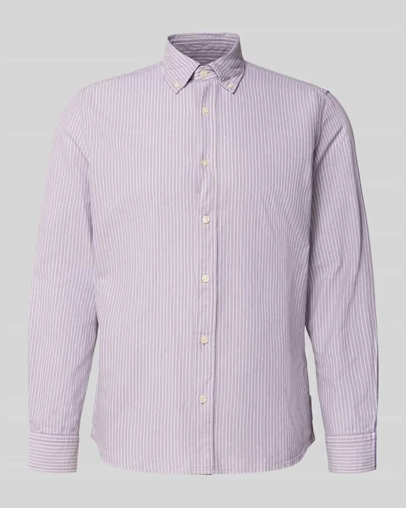 Marc O'Polo Regular Fit Freizeithemd aus reiner Baumwolle Altrosa