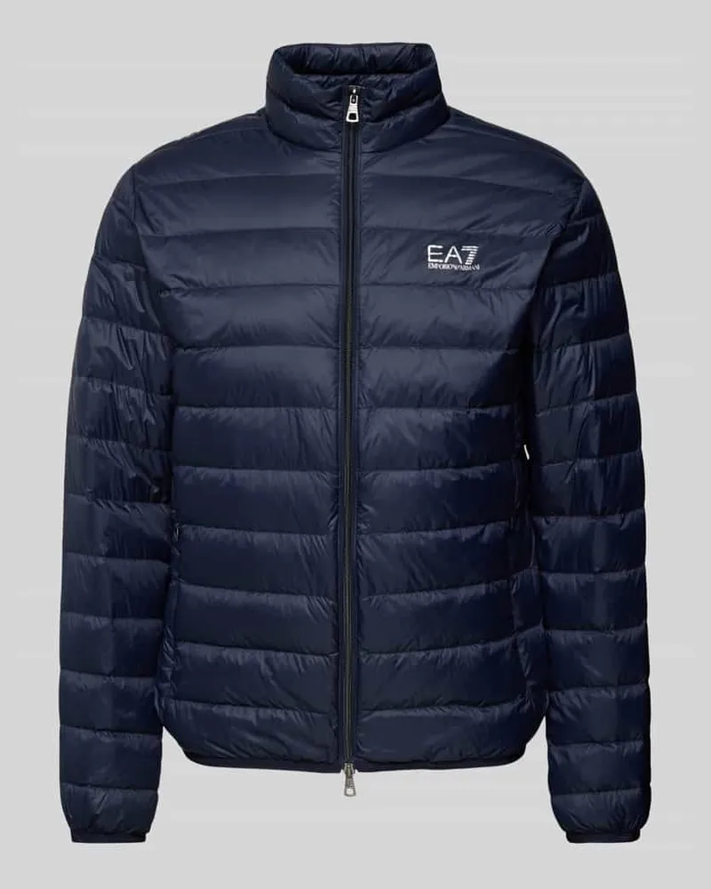 EA7 Steppjacke mit Label-Print 
