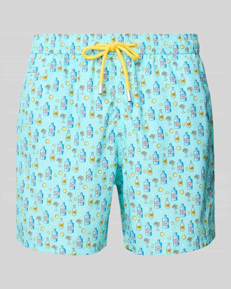 MC2 Saint Barth Regular Fit Badehose mit Label-Patch 