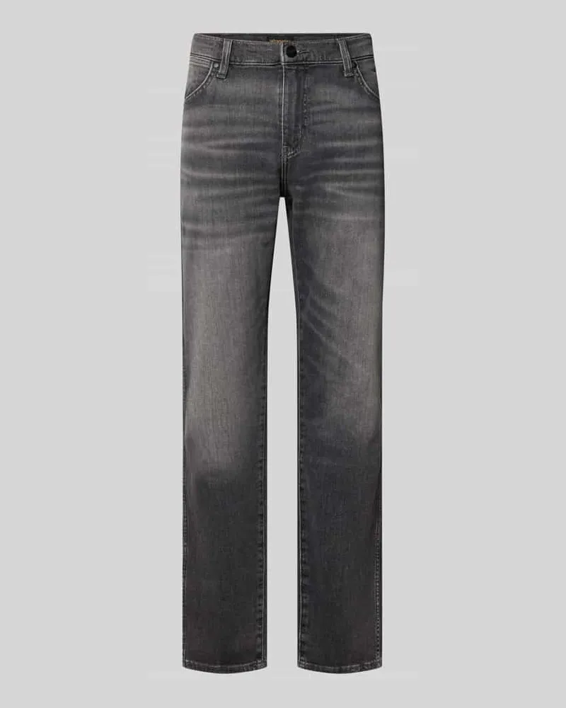 Wrangler Tapered Fit Jeans aus Baumwoll-Mix Modell 'Redford Graphit