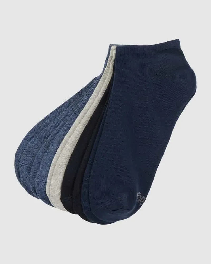 S.Oliver Sneakersocken mit Stretch-Anteil im 10er-Pack Jeansblau