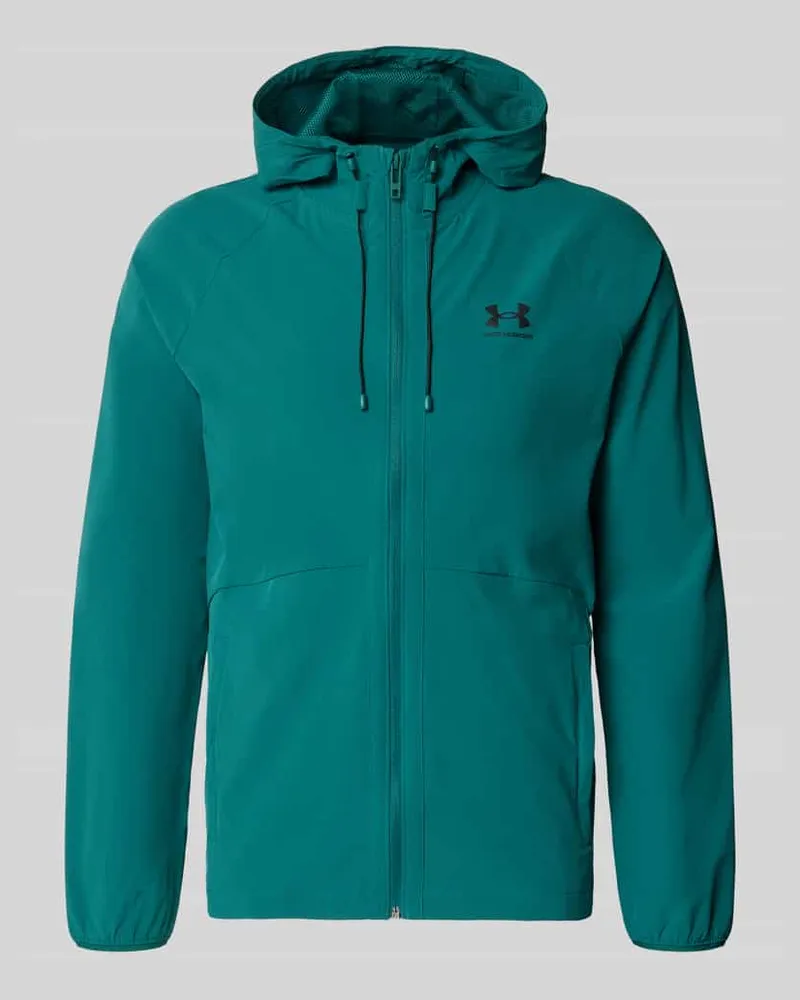 Under Armour Regular Fit Jacke mit Logo-Print Modell 'Vibe Petrol