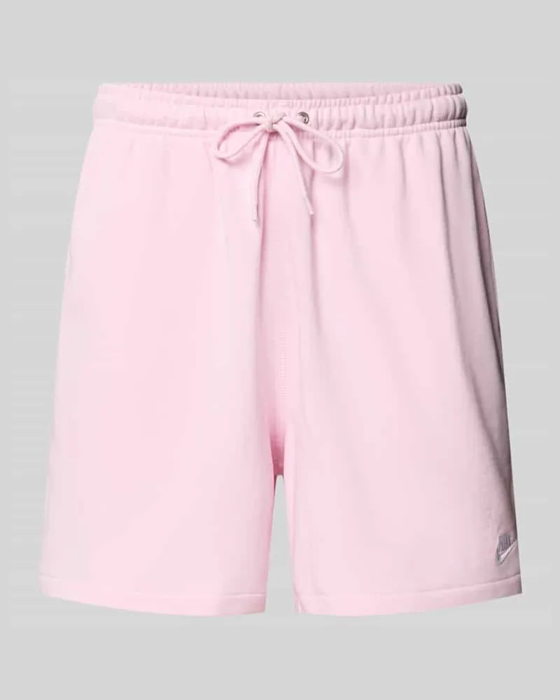 Nike Shorts mit Label-Stitching und elastischem Bund Pink
