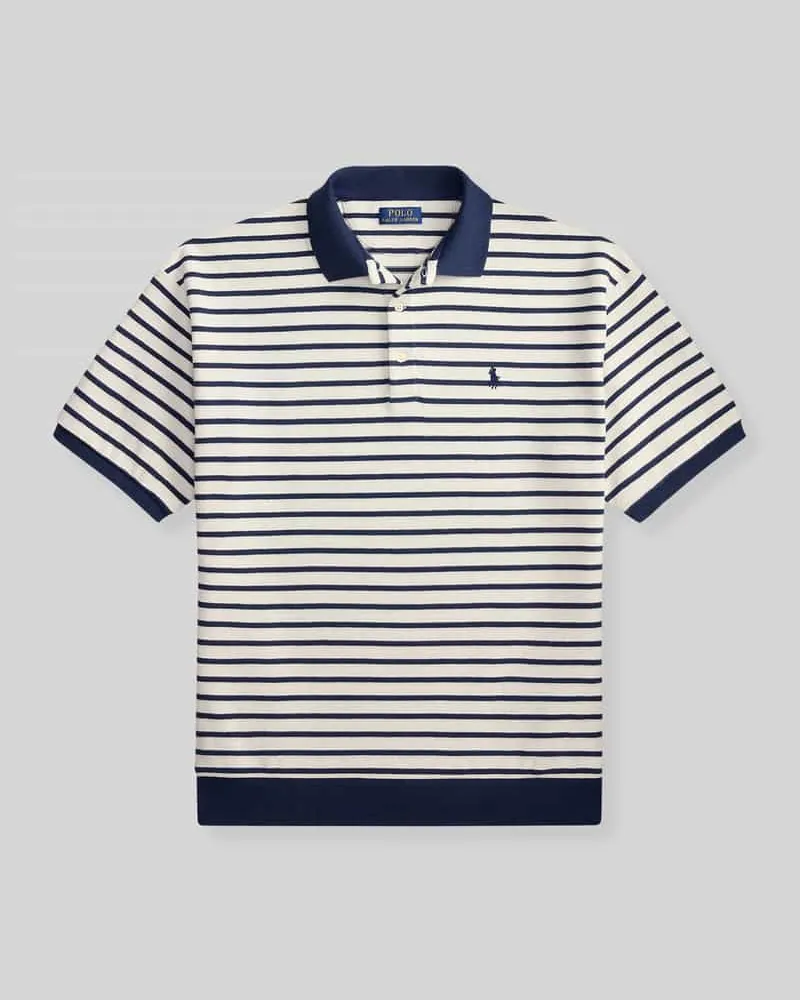 Ralph Lauren Loose Fit Poloshirt aus Baumwoll-Mix Marine