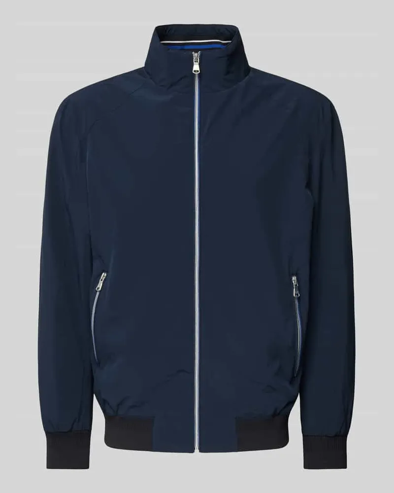 Christian Berg Blouson mit Reißverschlusstaschen Marine