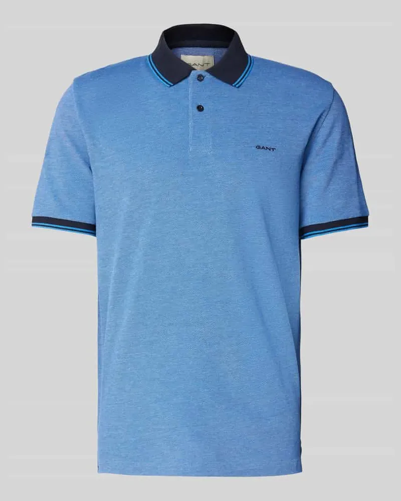 Gant Regular Fit Poloshirt mit Label-Stitching Modell 'OXFORD 