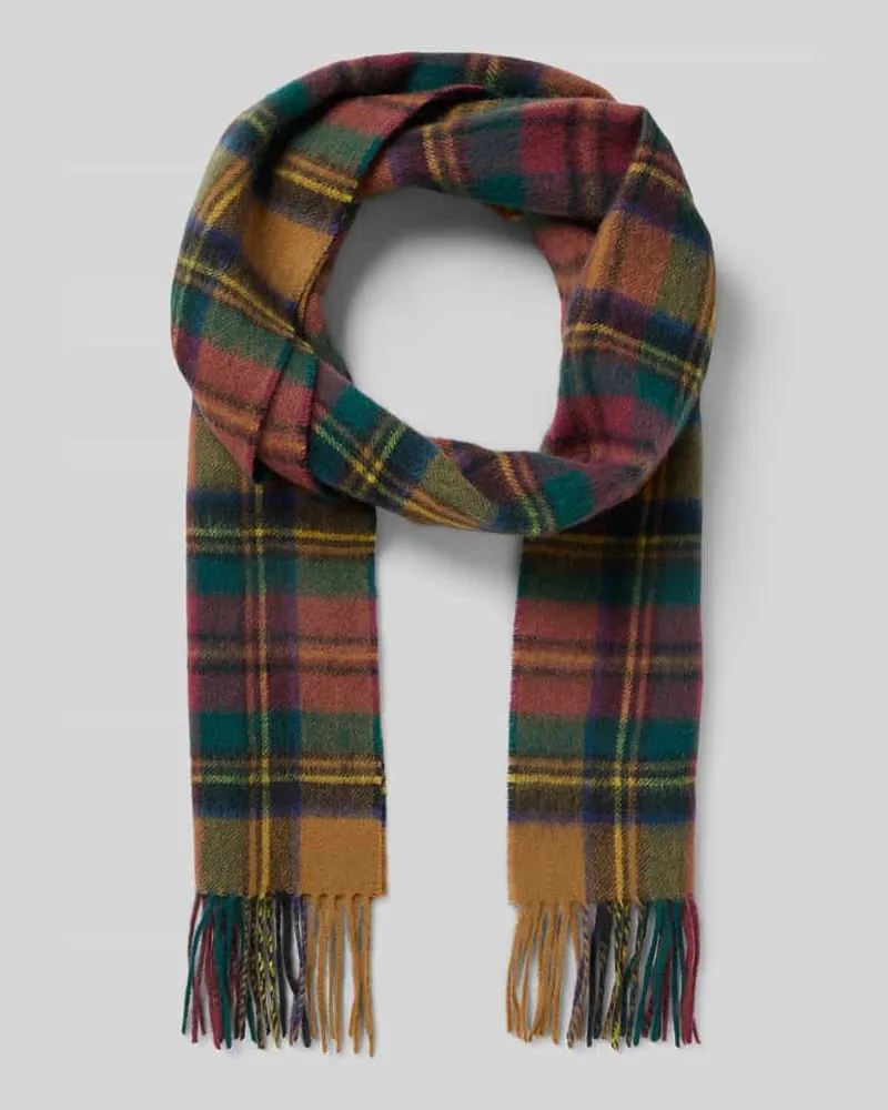 Barbour Schal aus Woll-Kaschmir-Mix Rot