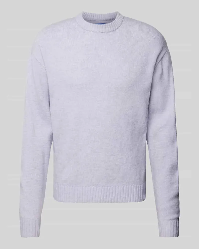 Jack & Jones Strickpullover mit gerippten Abschlüssen Modell 'OLLIE 