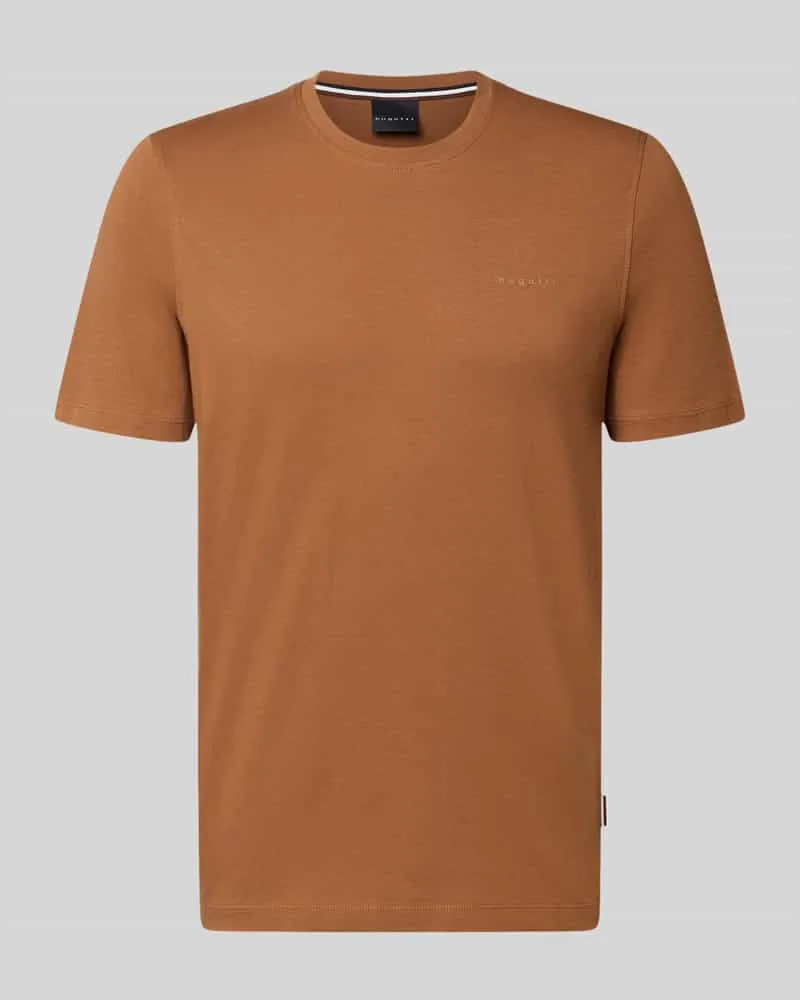 Bugatti Regular Fit T-Shirt aus reiner Baumwolle Hazel