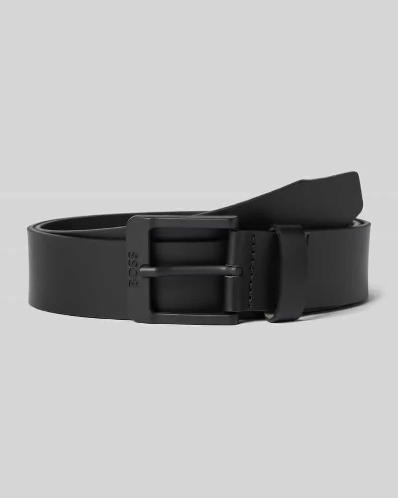 HUGO BOSS Gürtel mit Label-Details Modell 'Jemio Black