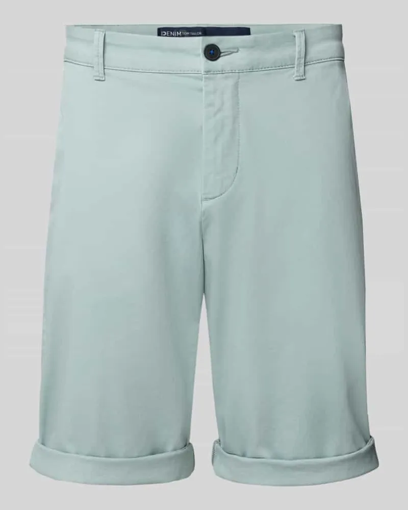Tom Tailor Regular Fit Bermudas aus Baumwoll-Mix 