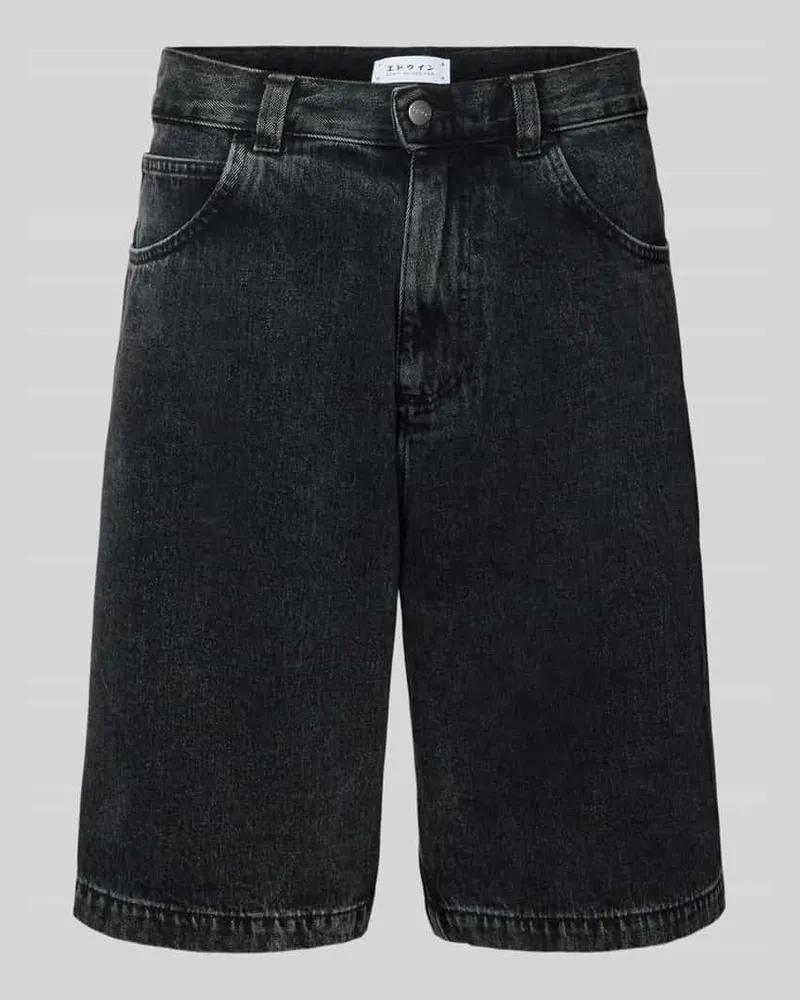 Edwin Jeans Flared Jeansshorts im 5-Pocket-Design Modell 'WORKER 