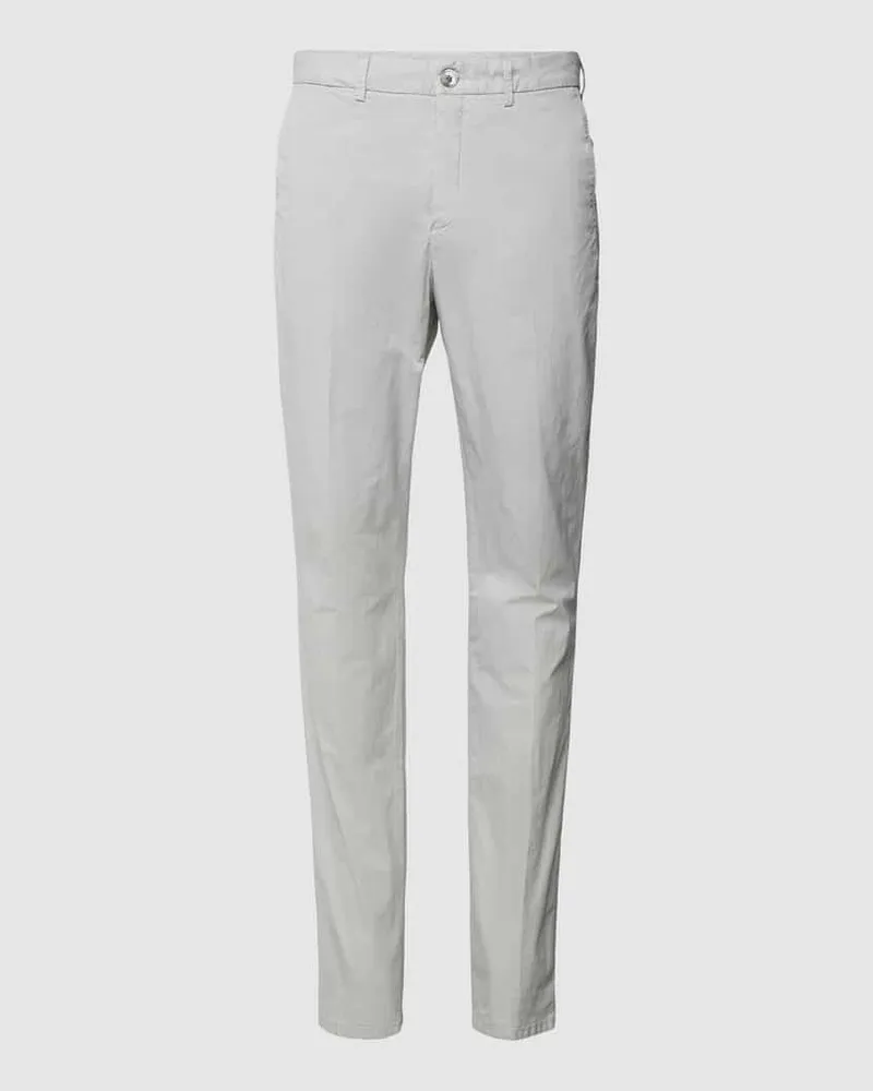 Profuomo Chino in unifarbenem Design 