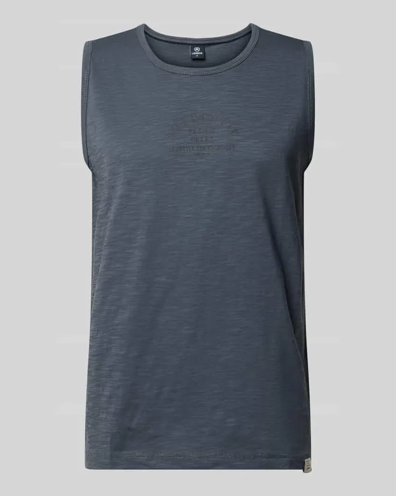 Lerros Tanktop mit Statement-Print und Rundhalsausschnitt Khaki
