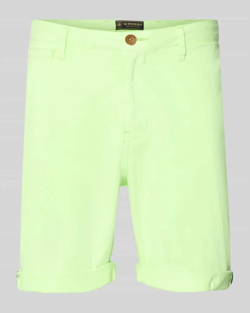 Superdry. Regular Fit Shorts mit Münztasche Neon