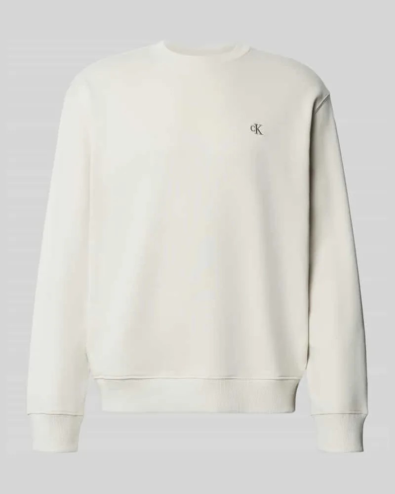 Calvin Klein Sweatshirt mit Label-Stitching 