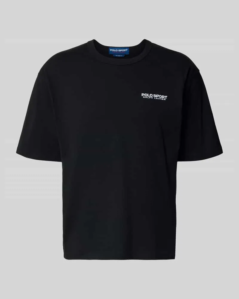 Ralph Lauren T-Shirt mit Label-Stitching Black