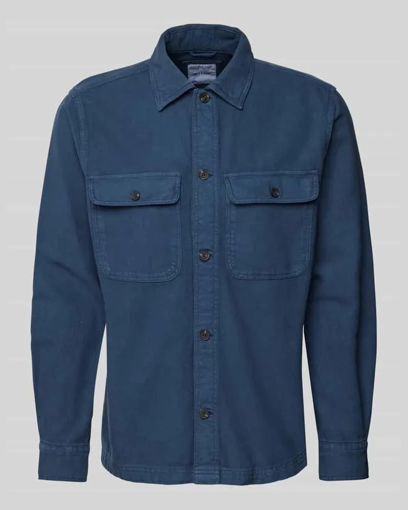 Only & Sons Regular Fit Freizeithemd mit New-Kent-Kragen Modell 'OLIVER 