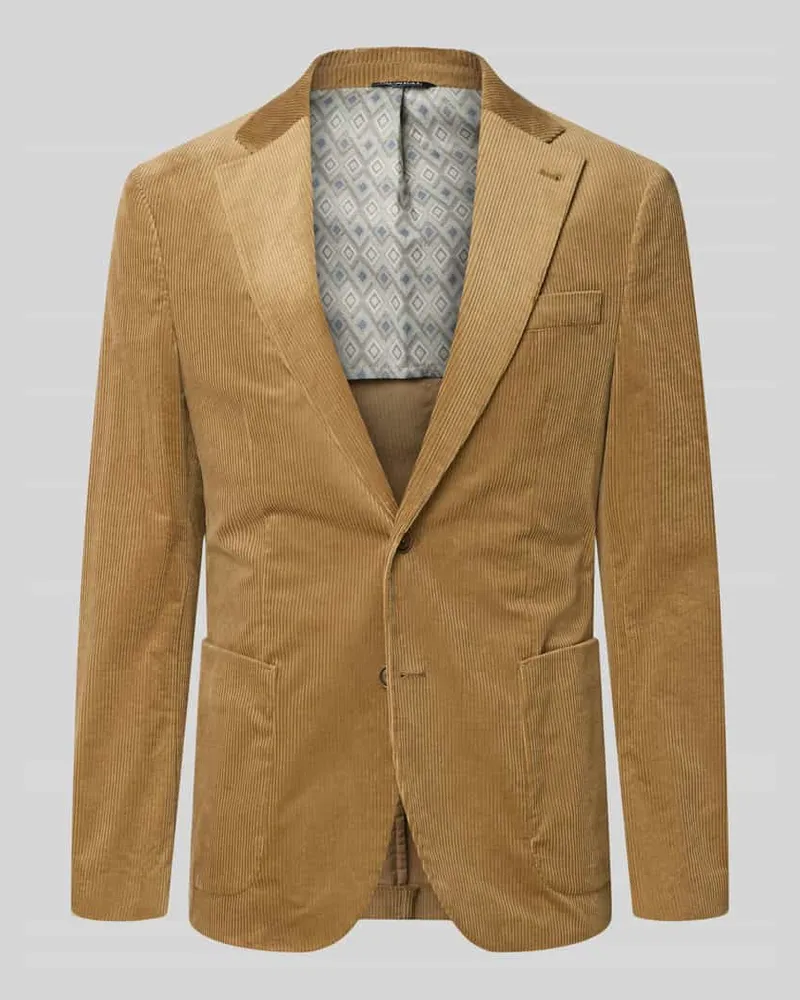 McNeal Sakko in Cord-Optik mit seitlichen Eingrifftaschen Camel