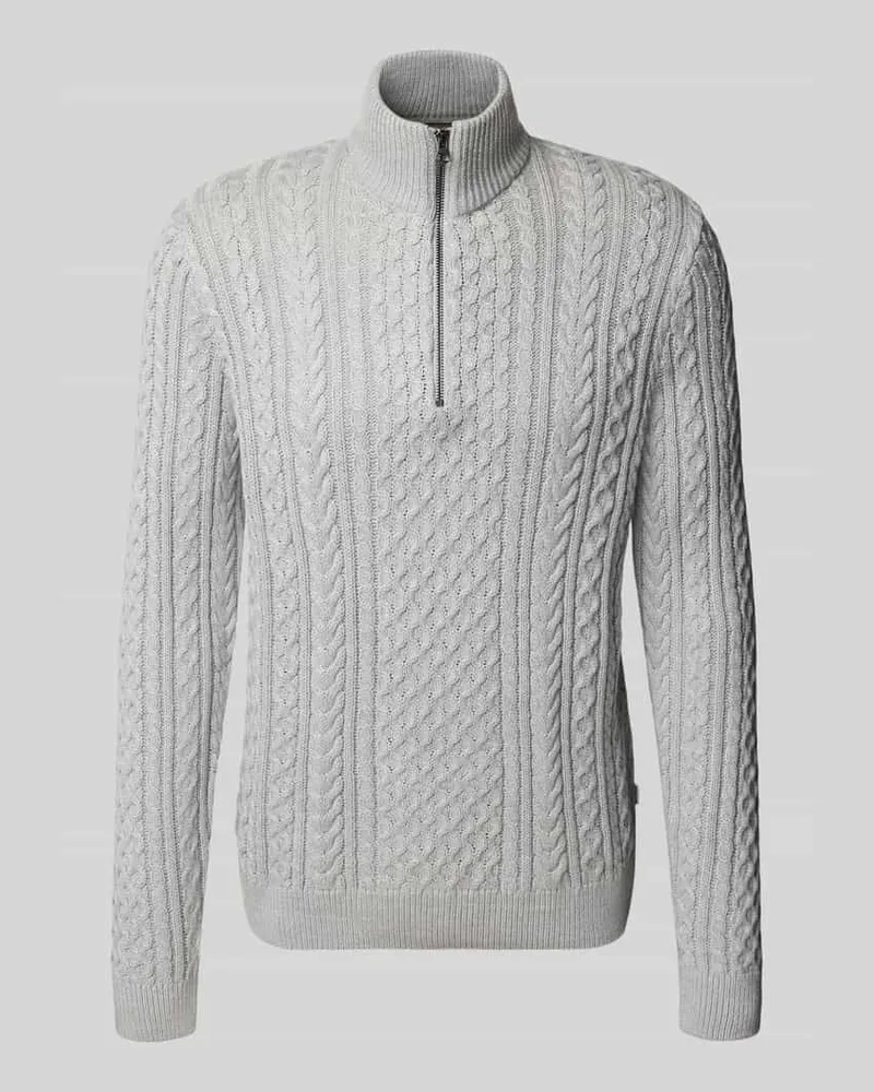 Jack & Jones Strickpullover mit gerippten Abschlüssen Modell 'BLUSEAN 