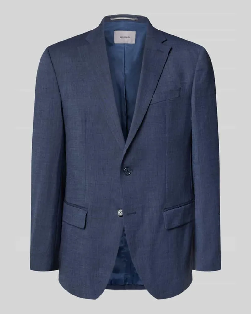 Pierre Cardin Slim Fit 2-Knopf-Sakko mit Pattentaschen Modell 'Grant Marine