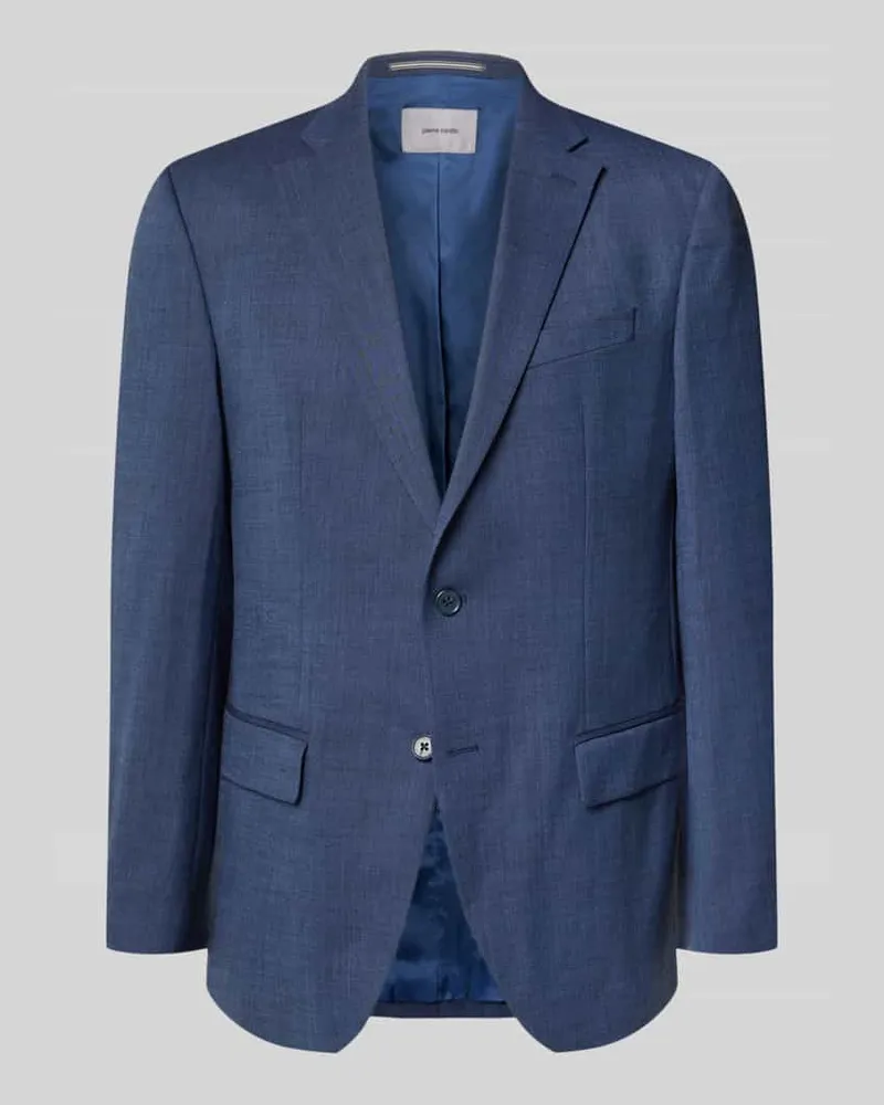 Pierre Cardin Slim Fit 2-Knopf-Sakko mit Pattentaschen Modell 'Grant Marine