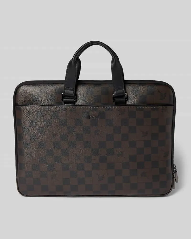 JOOP! Laptoptasche mit Tragehenkel Dunkelbraun