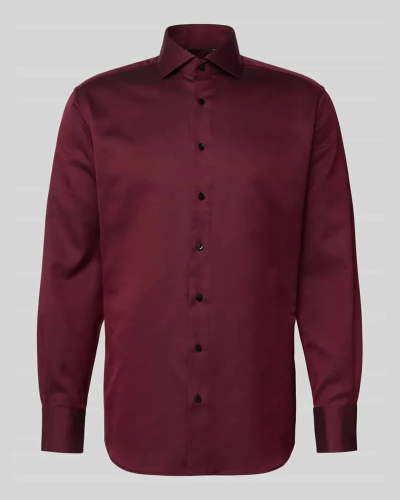 Eterna Modern Fit Business-Hemd mit Haifischkragen Rot