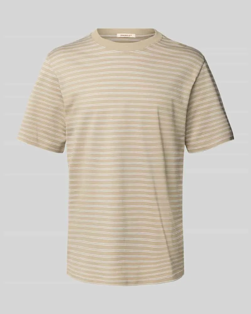Jack & Jones T-Shirt mit geripptem Rundhalsausschnitt 