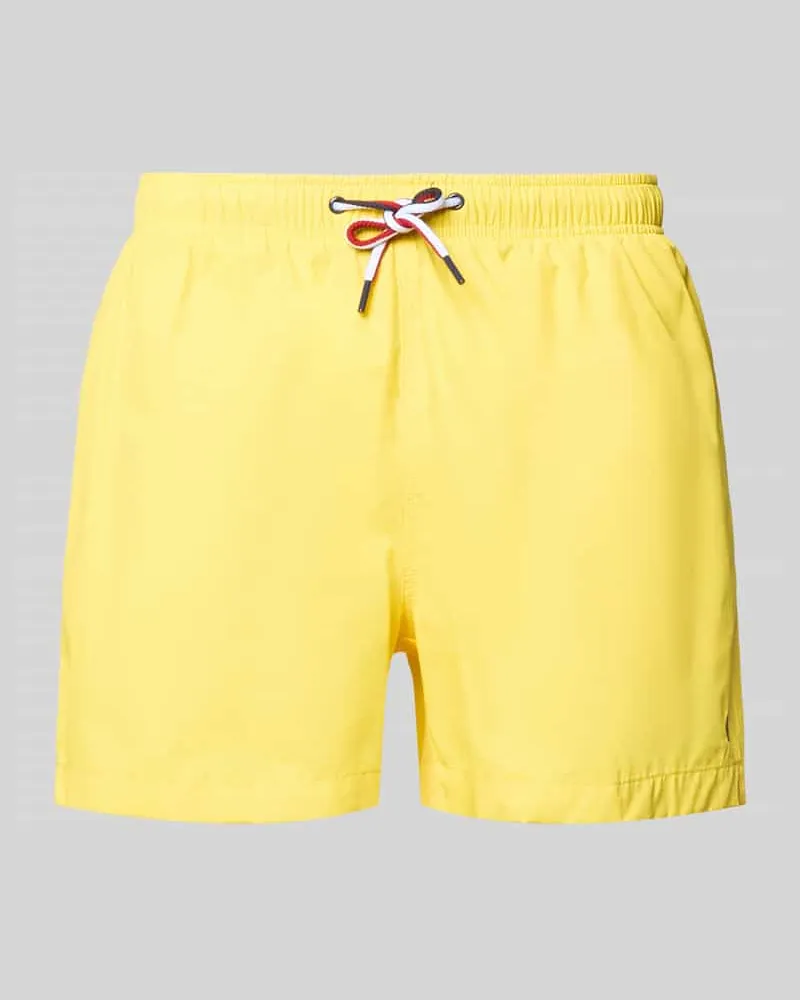 McNeal Badehose mit elastischem Bund und Tunnelzug Neon