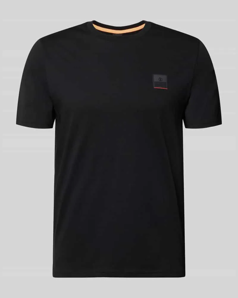 Bogner Slim Fit T-Shirt aus reiner Baumwolle Modell 'VITO2 Black