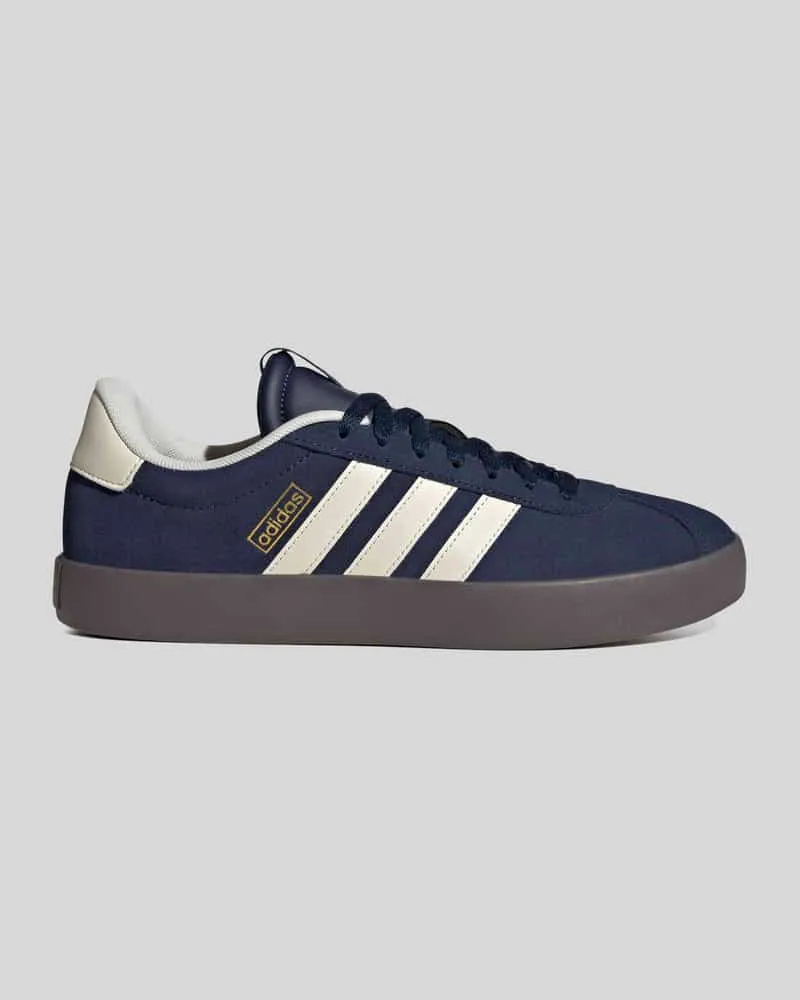 adidas Sneaker aus echtem Rindvelours mit Label-Schriftzug Dunkelblau