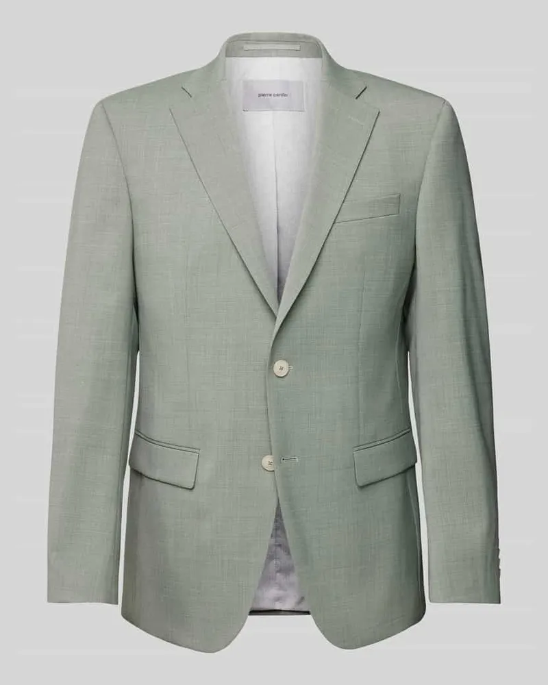 Pierre Cardin 2-Knopf-Sakko aus Schurwoll-Mix mit Pattentaschen Gruen