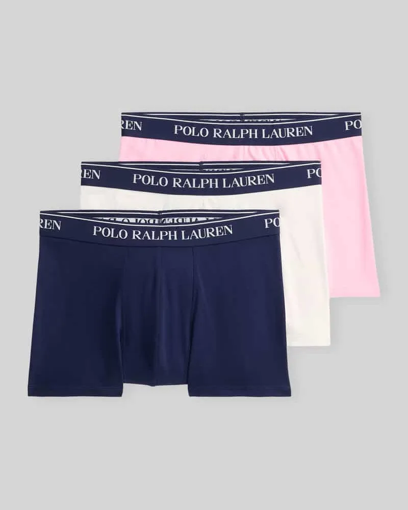 Ralph Lauren Trunks aus Baumwoll-Mix Modell 'CLSSIC TRUNK-3 PACK Rose