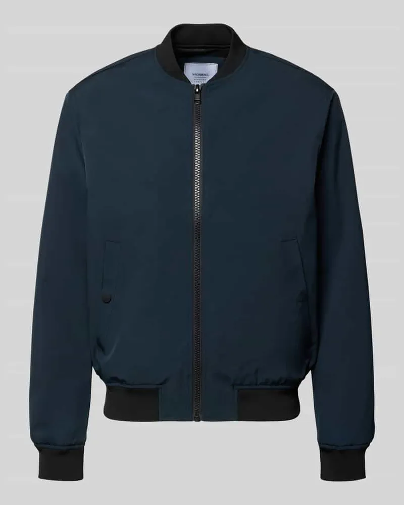 McNeal Regular Fit Bomberjacke mit Stehkragen Marine