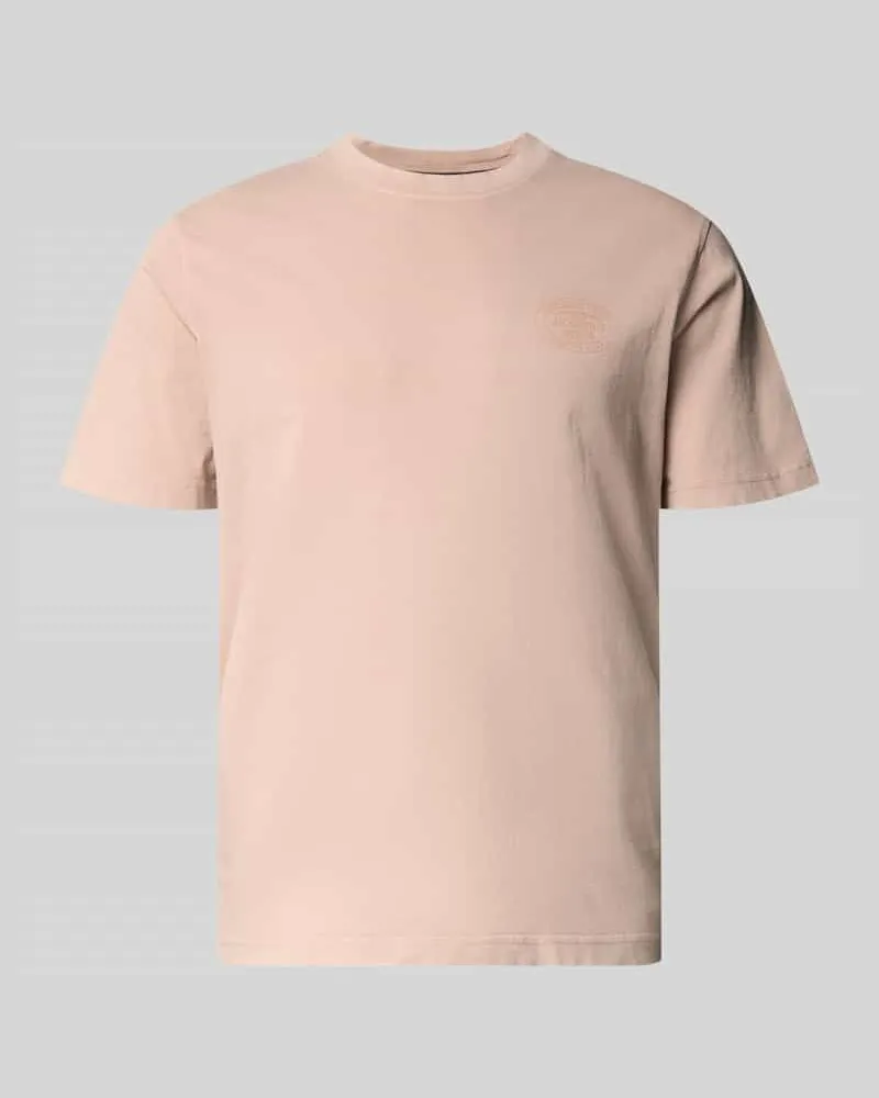 Jack & Jones T-Shirt mit Label-Print Modell 'FELIX Altrosa