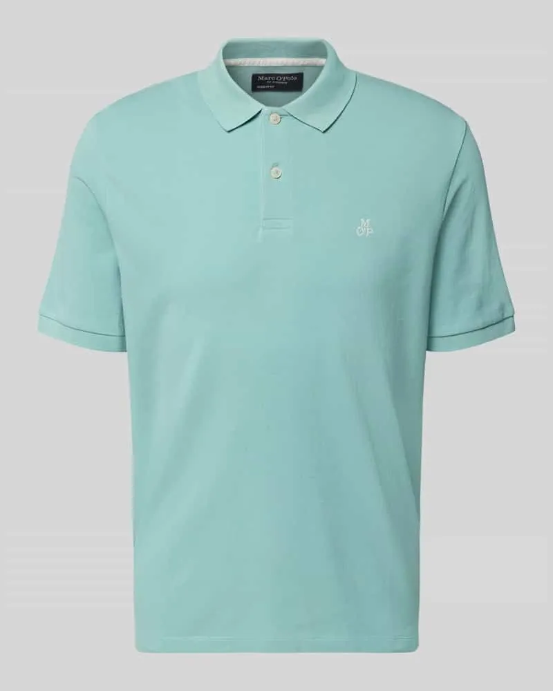 Marc O'Polo Regular Fit Poloshirt aus reiner Baumwolle Mint