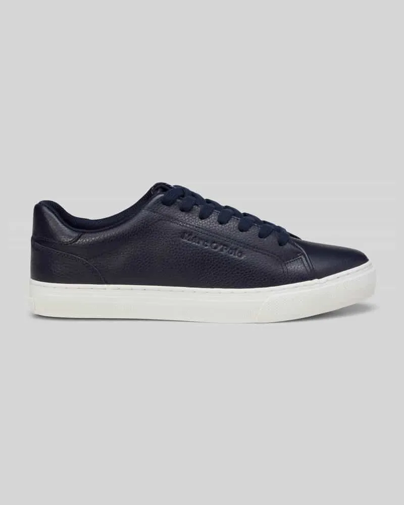 Marc O'Polo Low Top Sneaker aus echtem Leder Modell 'BODIL Dunkelblau