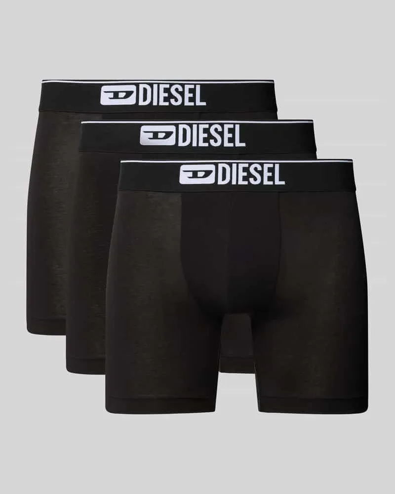 Diesel Trunks mit elastischem Logo-Bund im 3er-Pack 