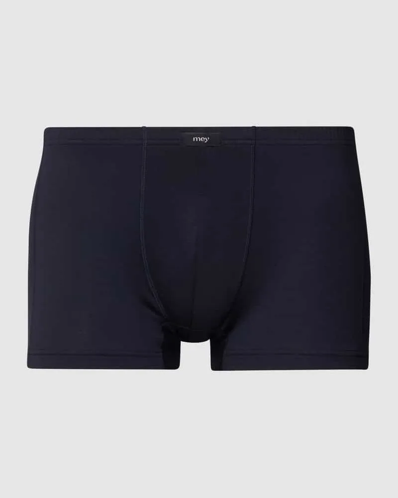 Mey Trunks mit Label-Patch Marine