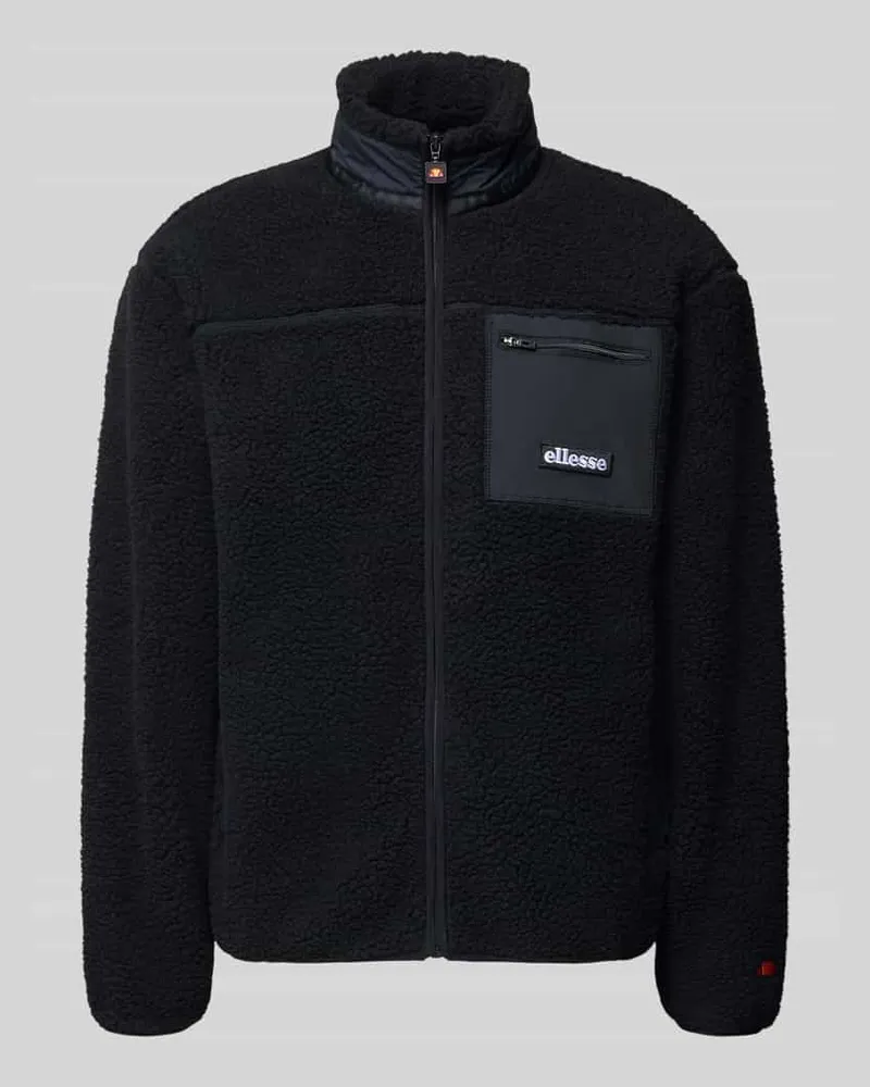Ellesse Jacke aus Teddyfell Black